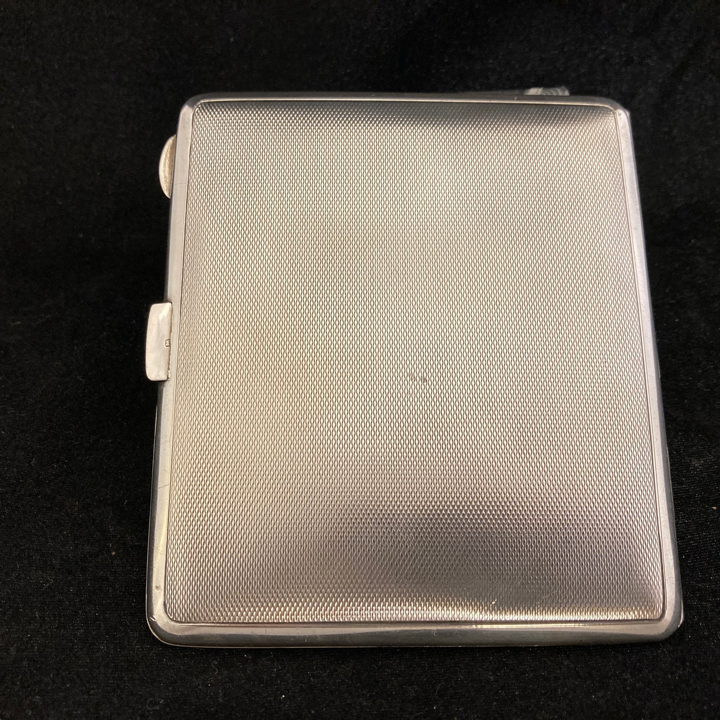 Antique sterling cigarette case with Royal Artillery enamels.