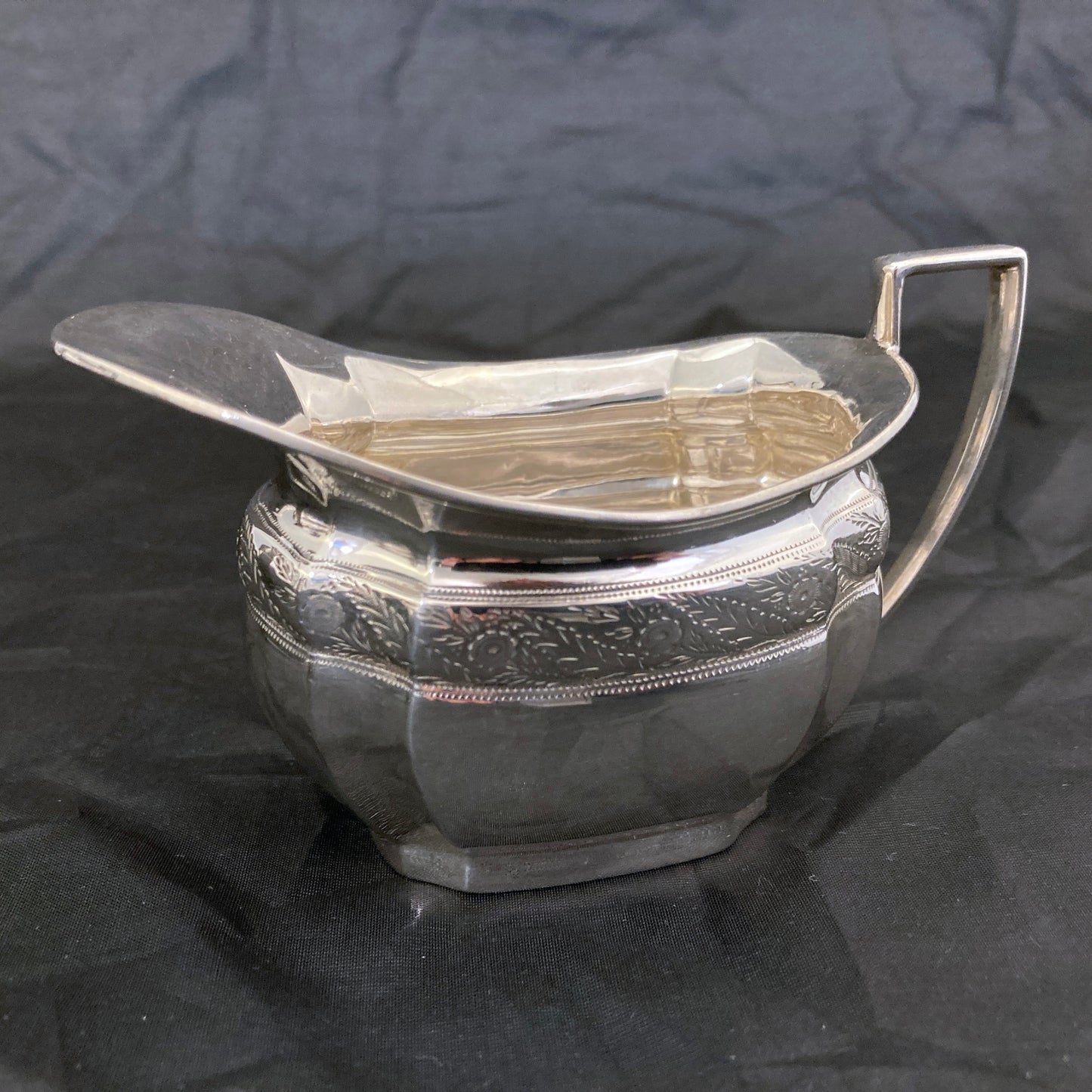 Sterling silver Batchelors Tea set 3 piece Sheffield 1897