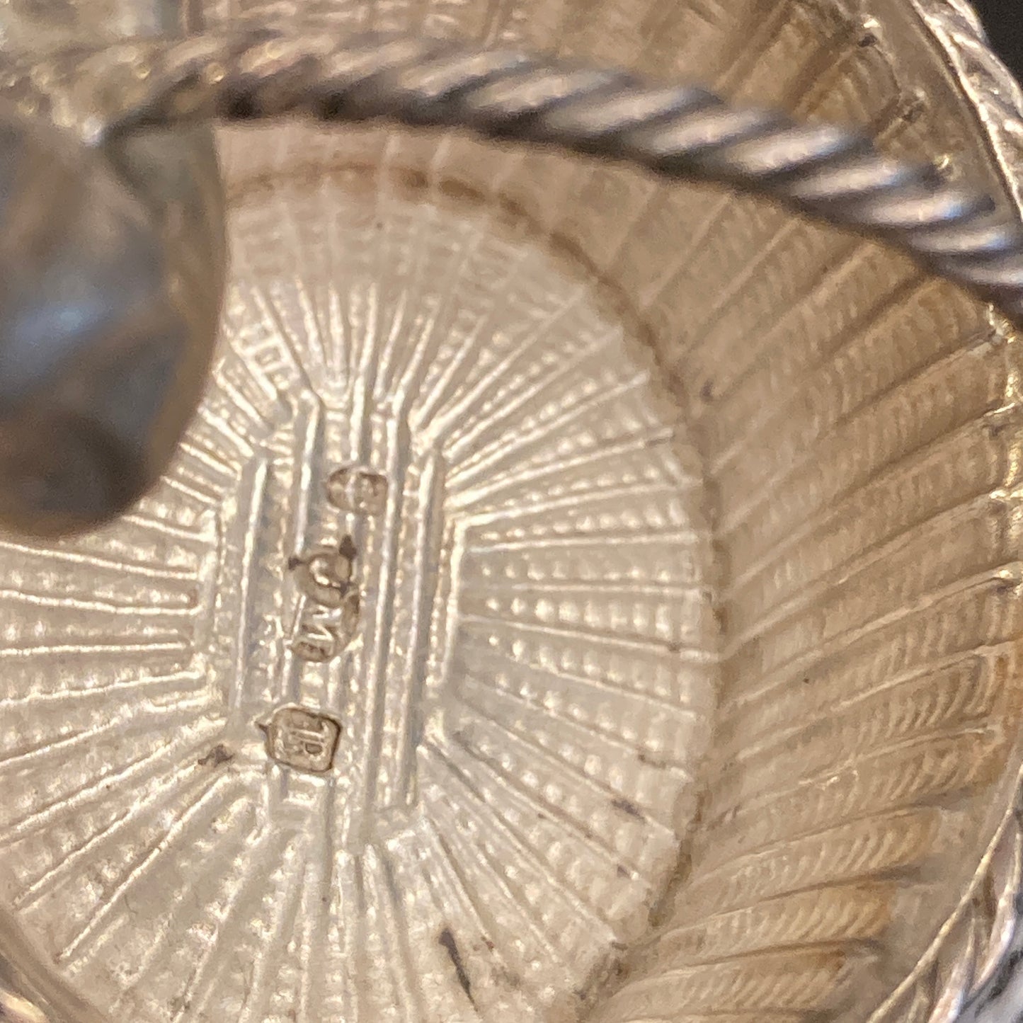 Antique Scottish silver figurine salts