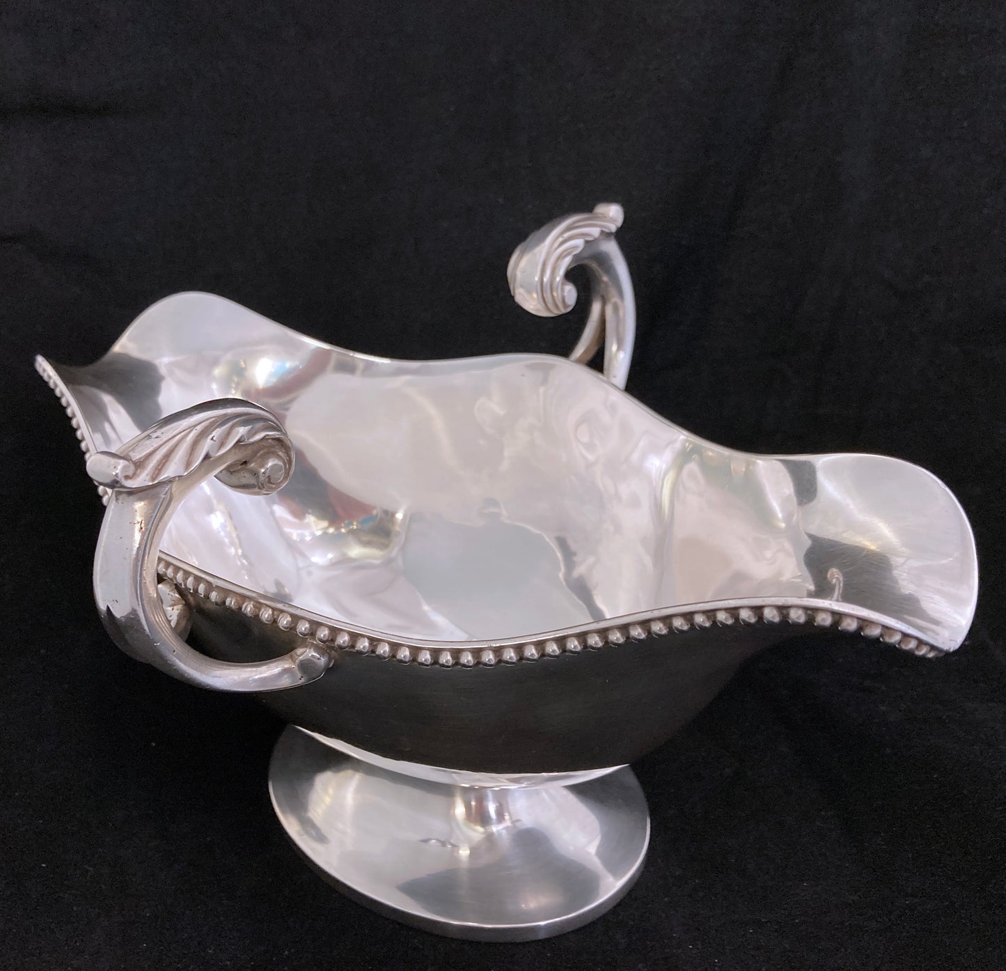Large Garrard & Co double sauce boat