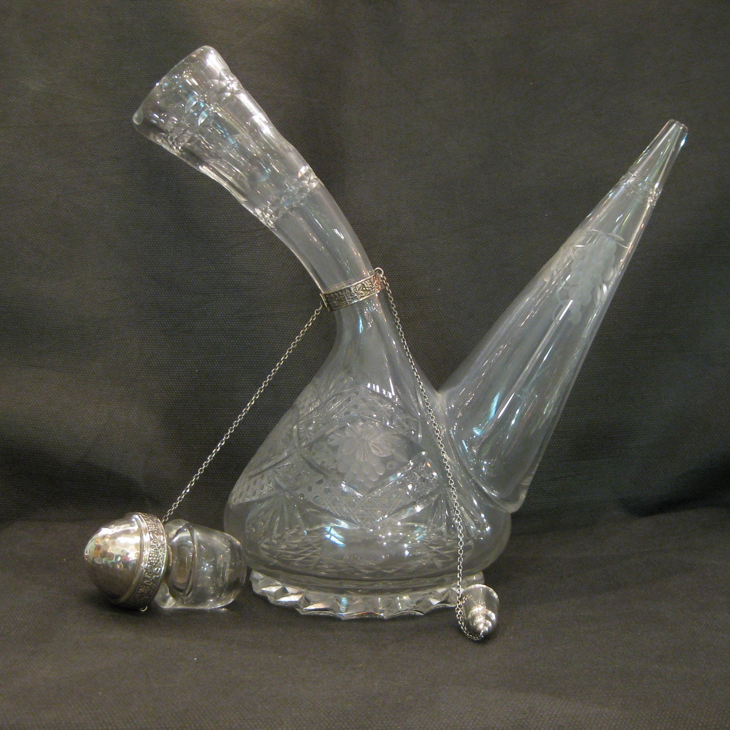 Unusual shaped liqueur bottle