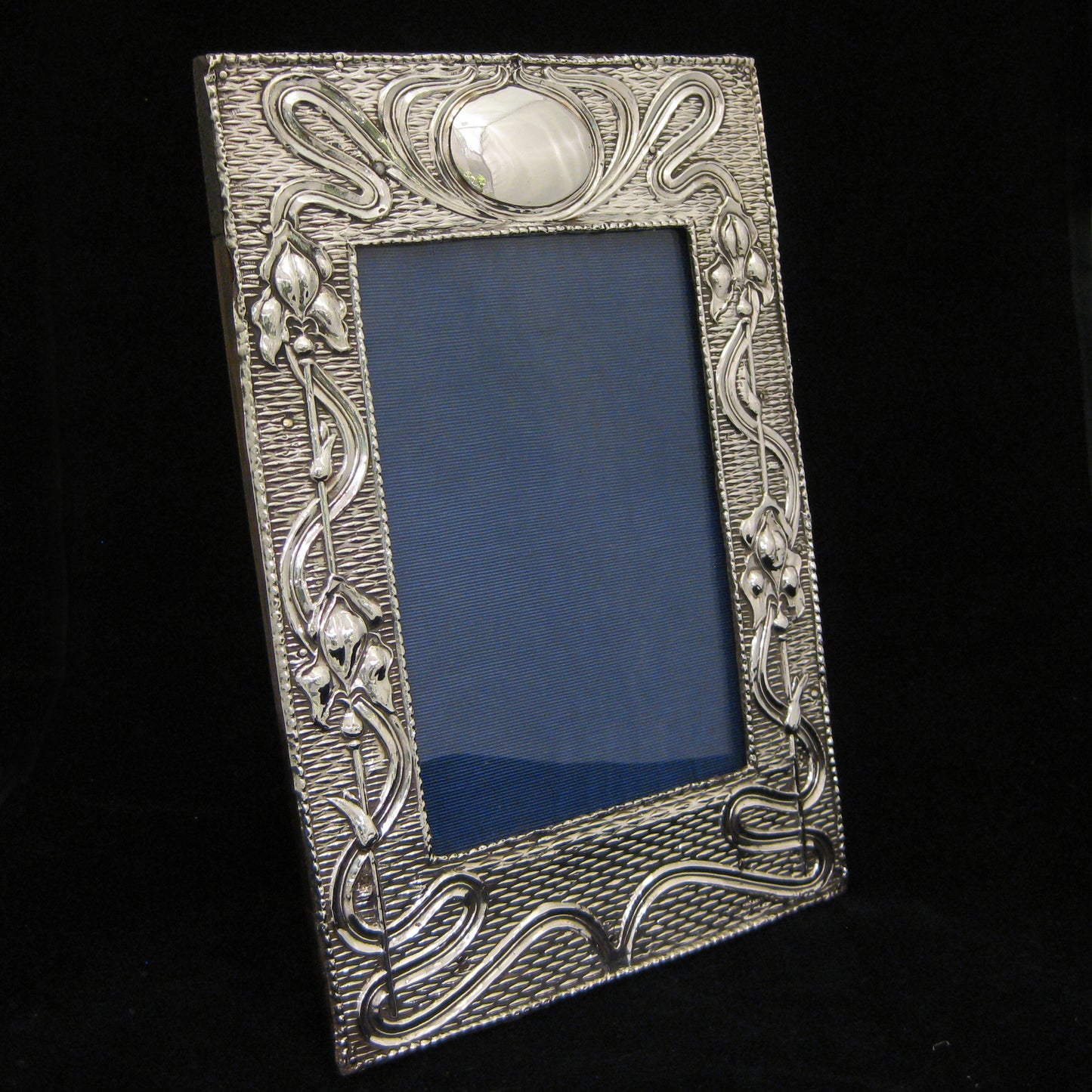 Stunning art nouveau silver picture frame.