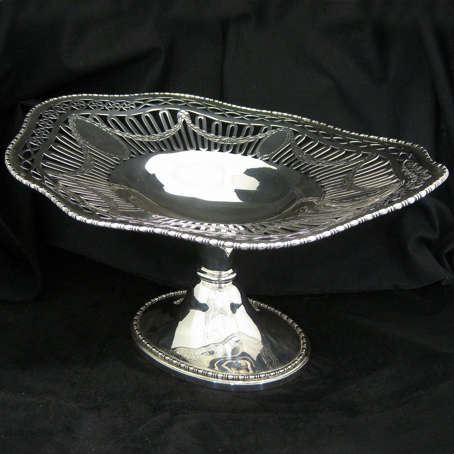 A stunning silver tazza.
