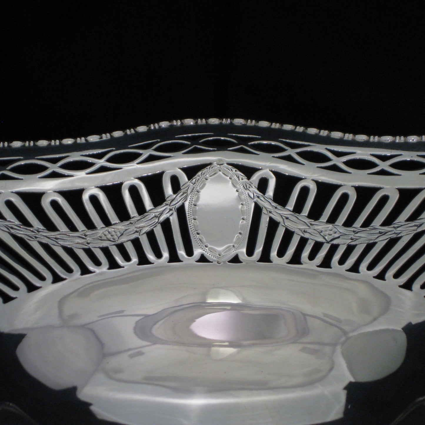 A stunning silver tazza.