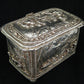 Silver plated electrotype jewellery box