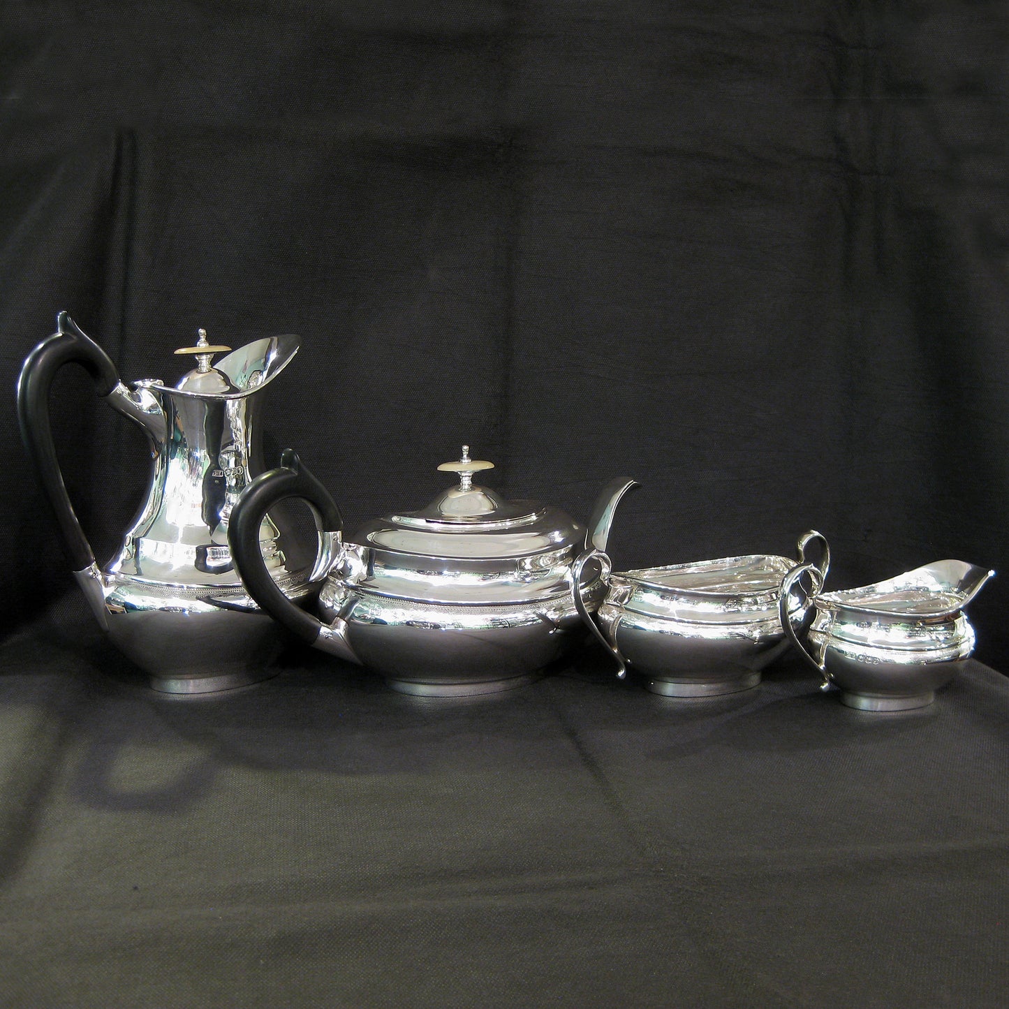 Sterling silver 4pc Tea/coffee set.