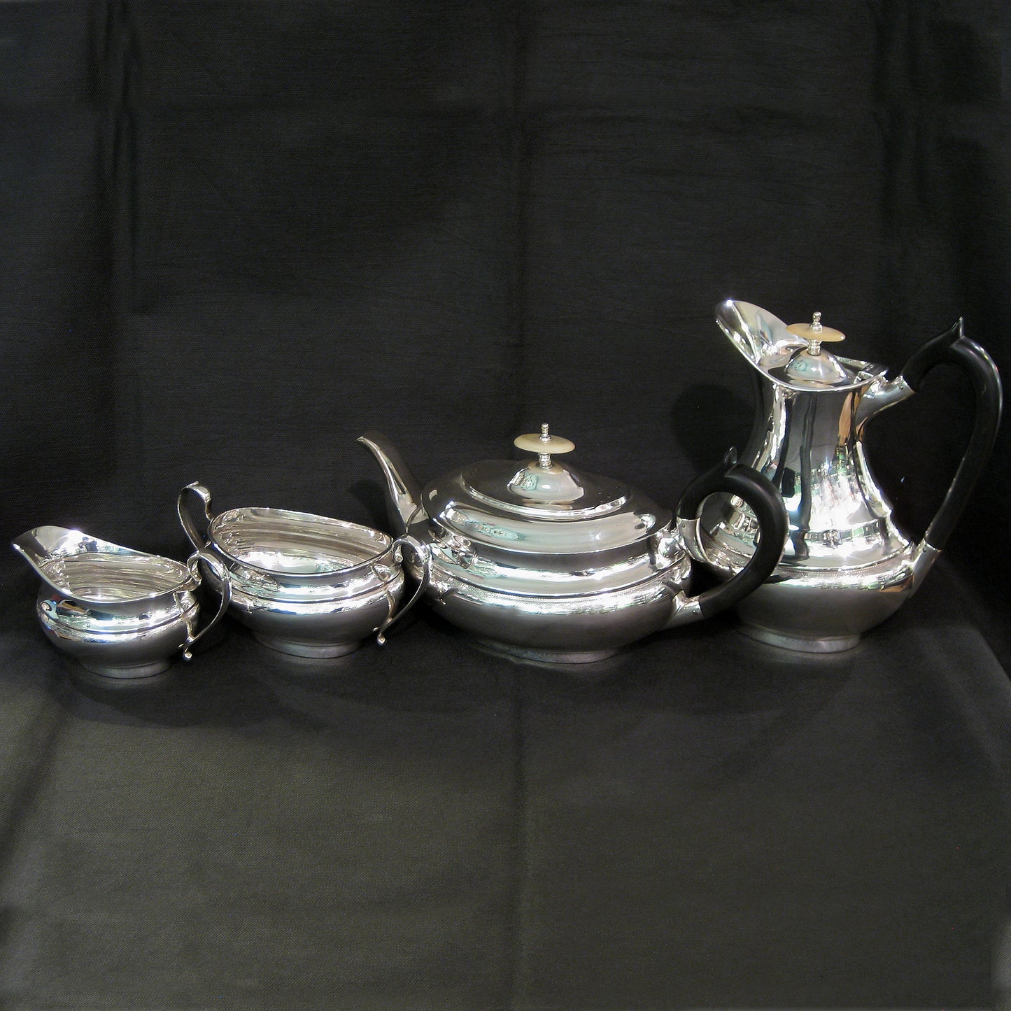Sterling silver 4pc Tea/coffee set.