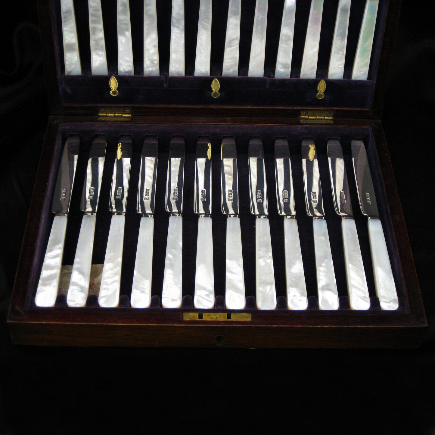 Sterling silver fruit/dessert set By Deakin & Sons