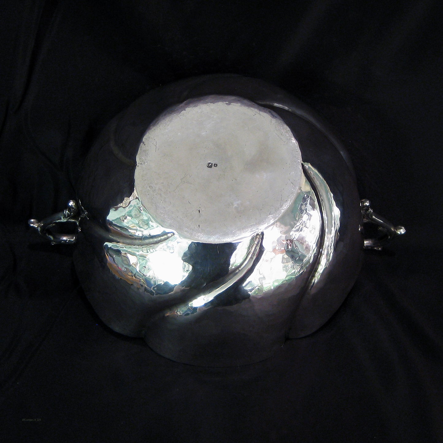Arts & Crafts hand crafted silver bowl