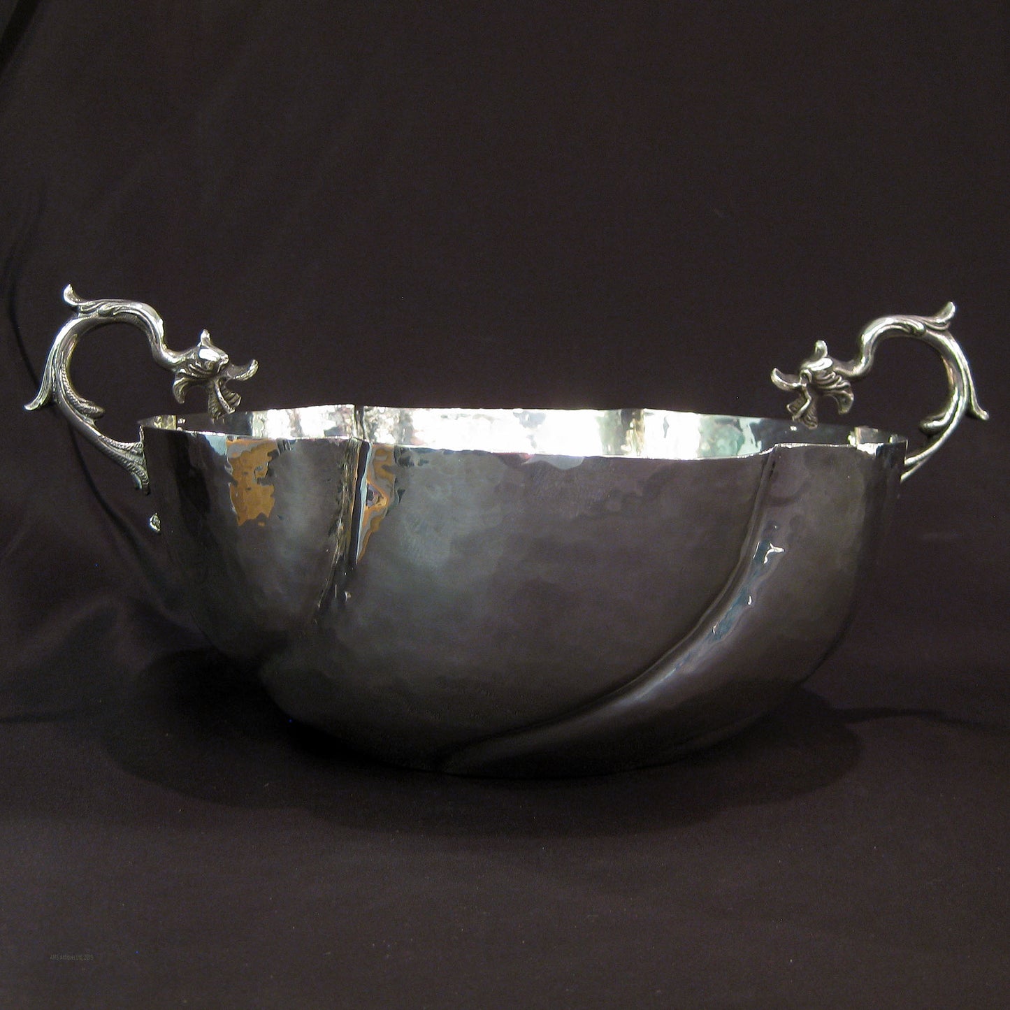 Arts & Crafts hand crafted silver bowl