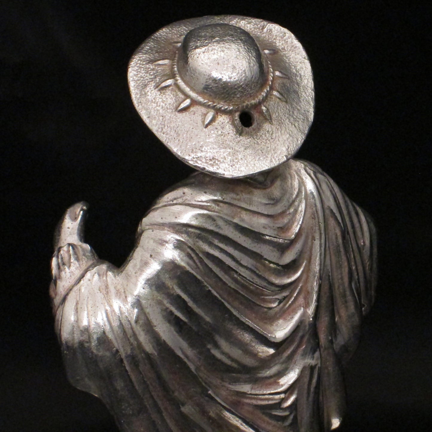 Don Quixote silver plated figurine.