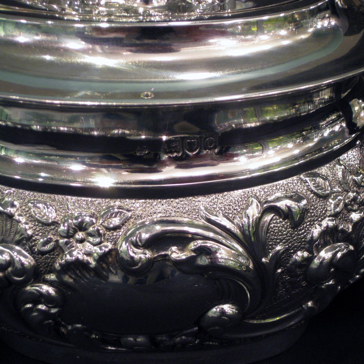 Sterling silver Bachelors tea set