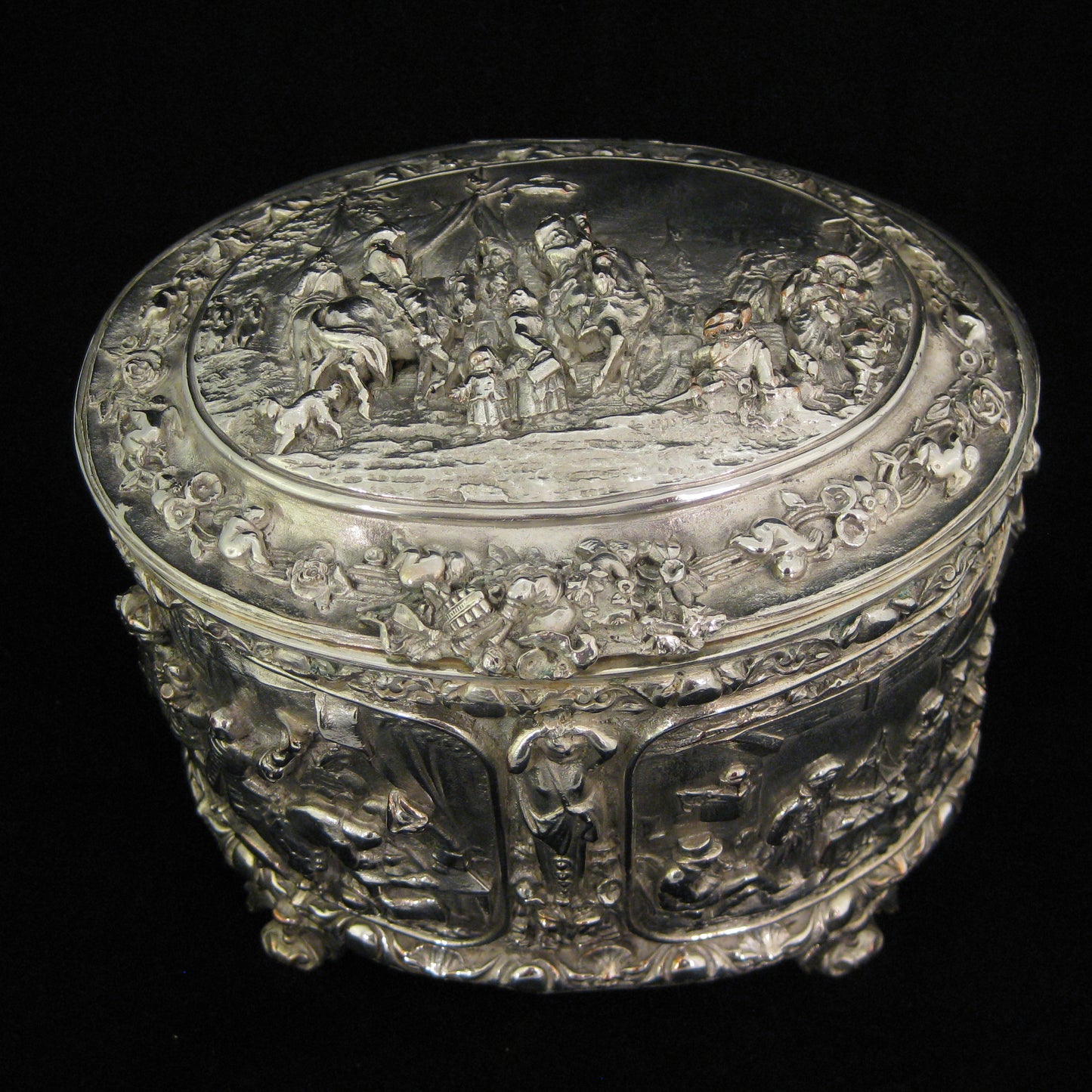 Silver Plated jewellery box