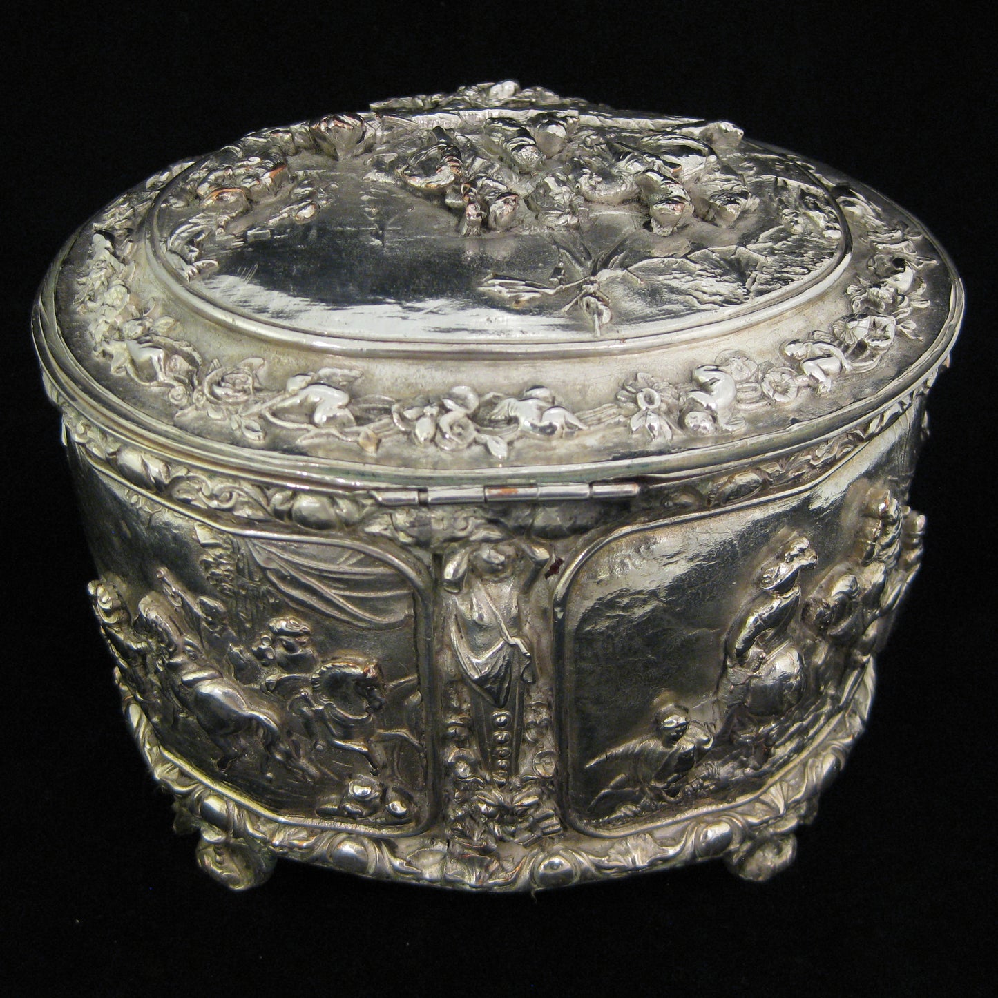 Silver Plated jewellery box