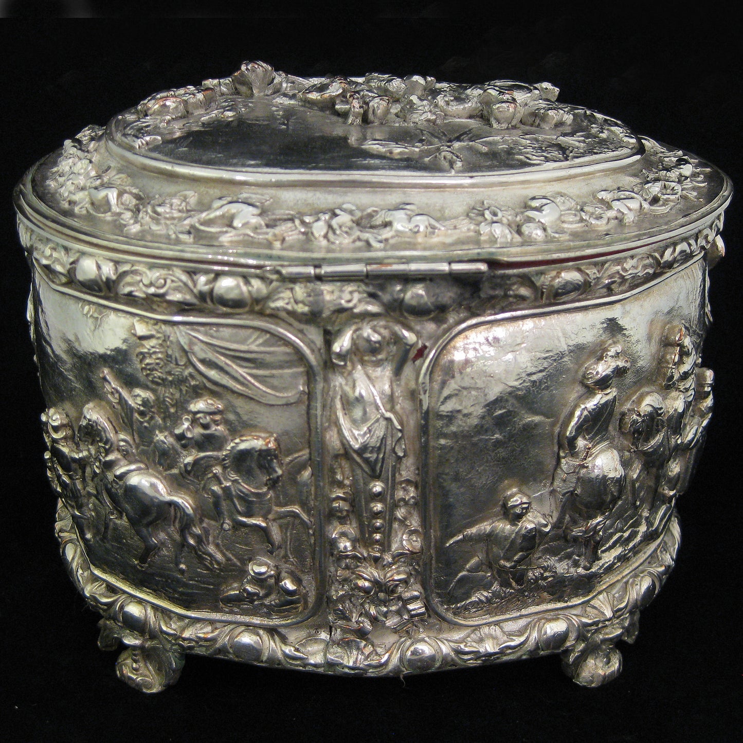 Silver Plated jewellery box