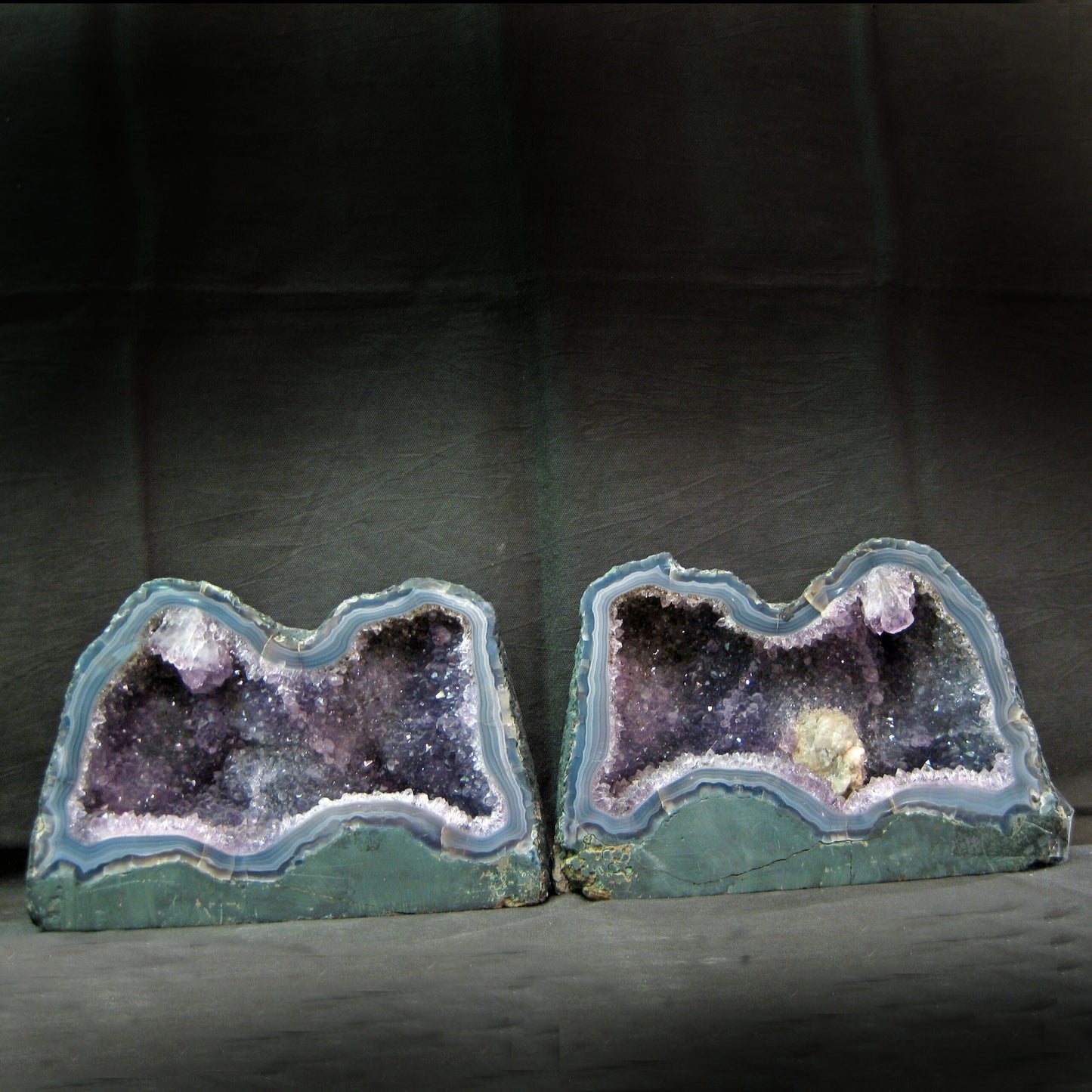 Amethyst split geode