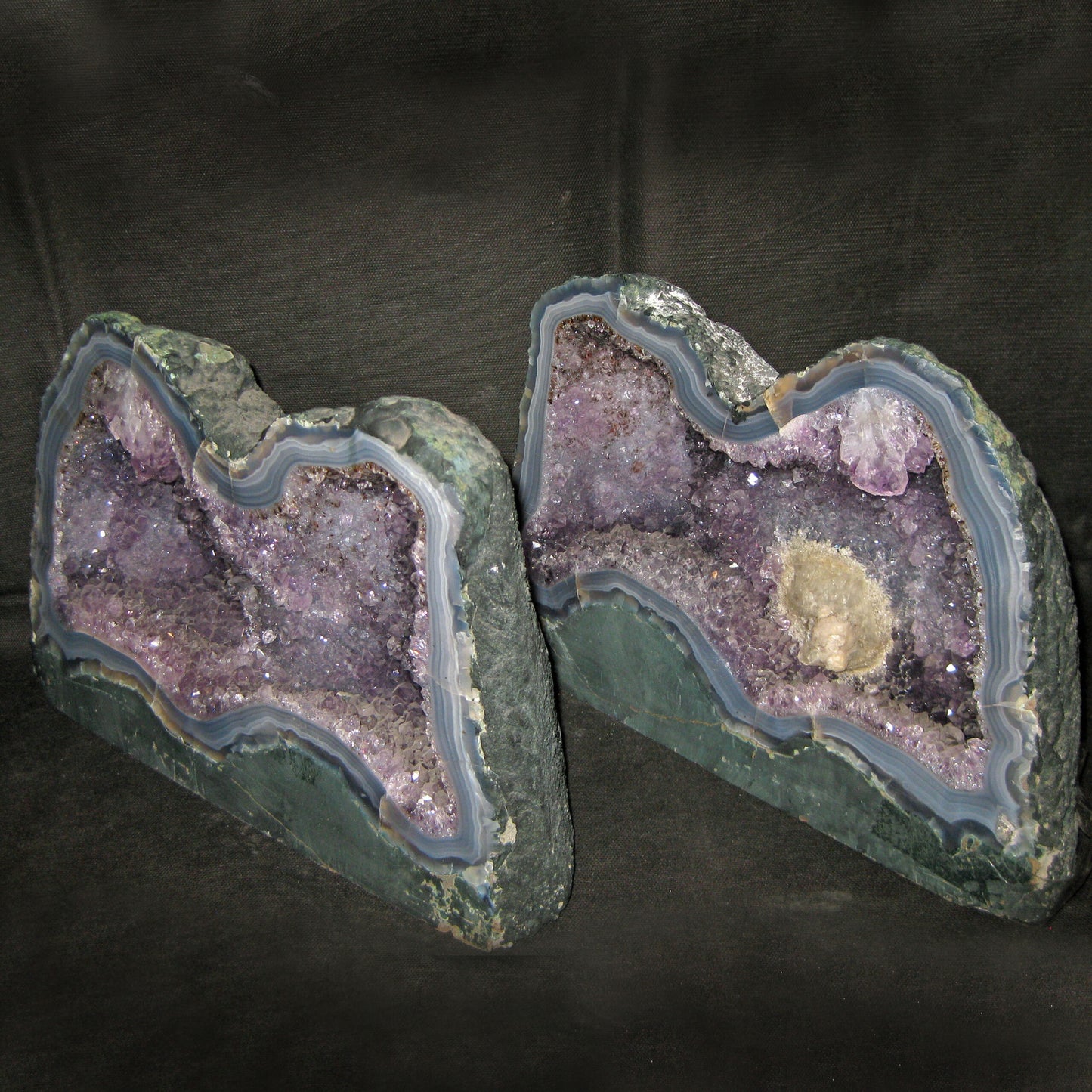 Amethyst split geode