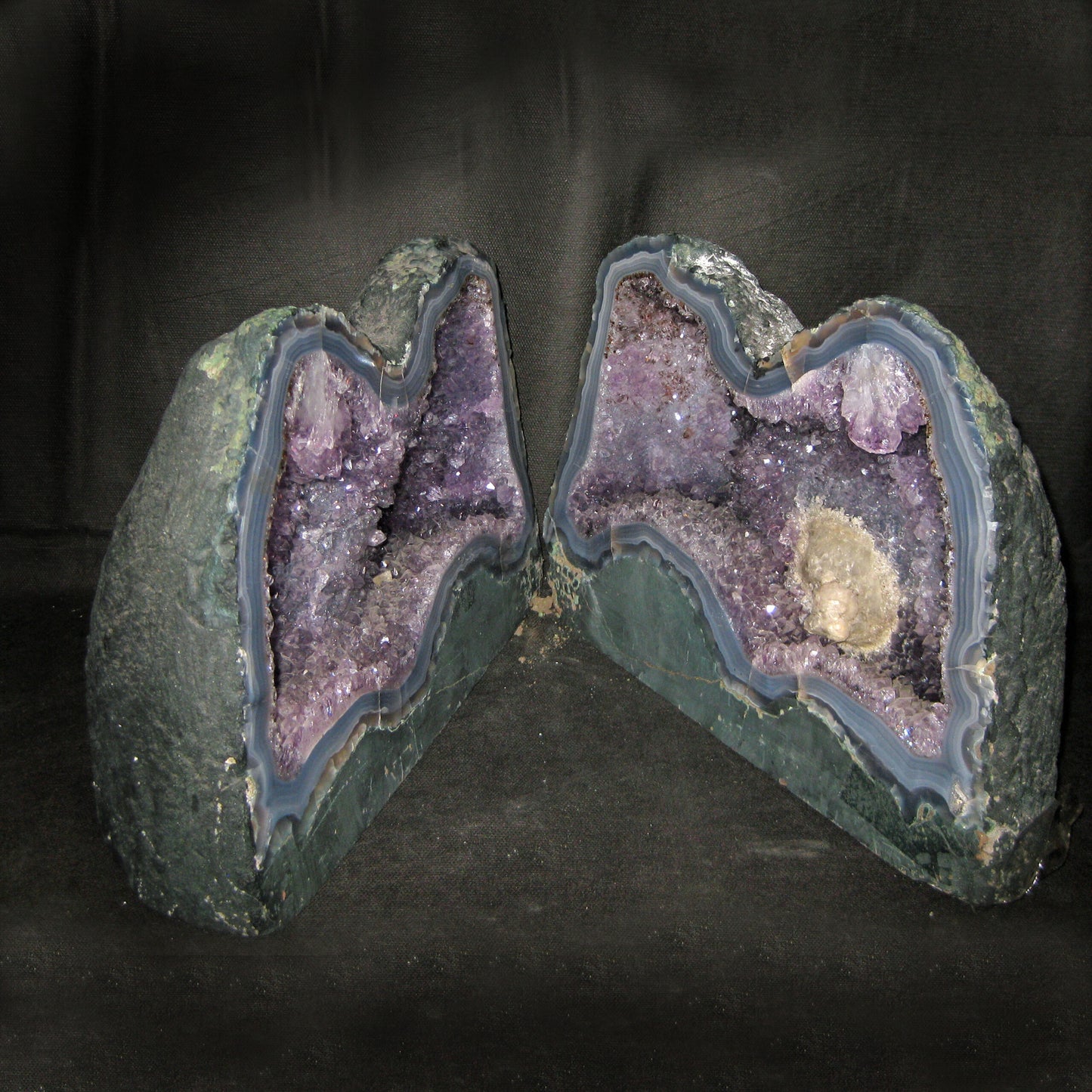 Amethyst split geode