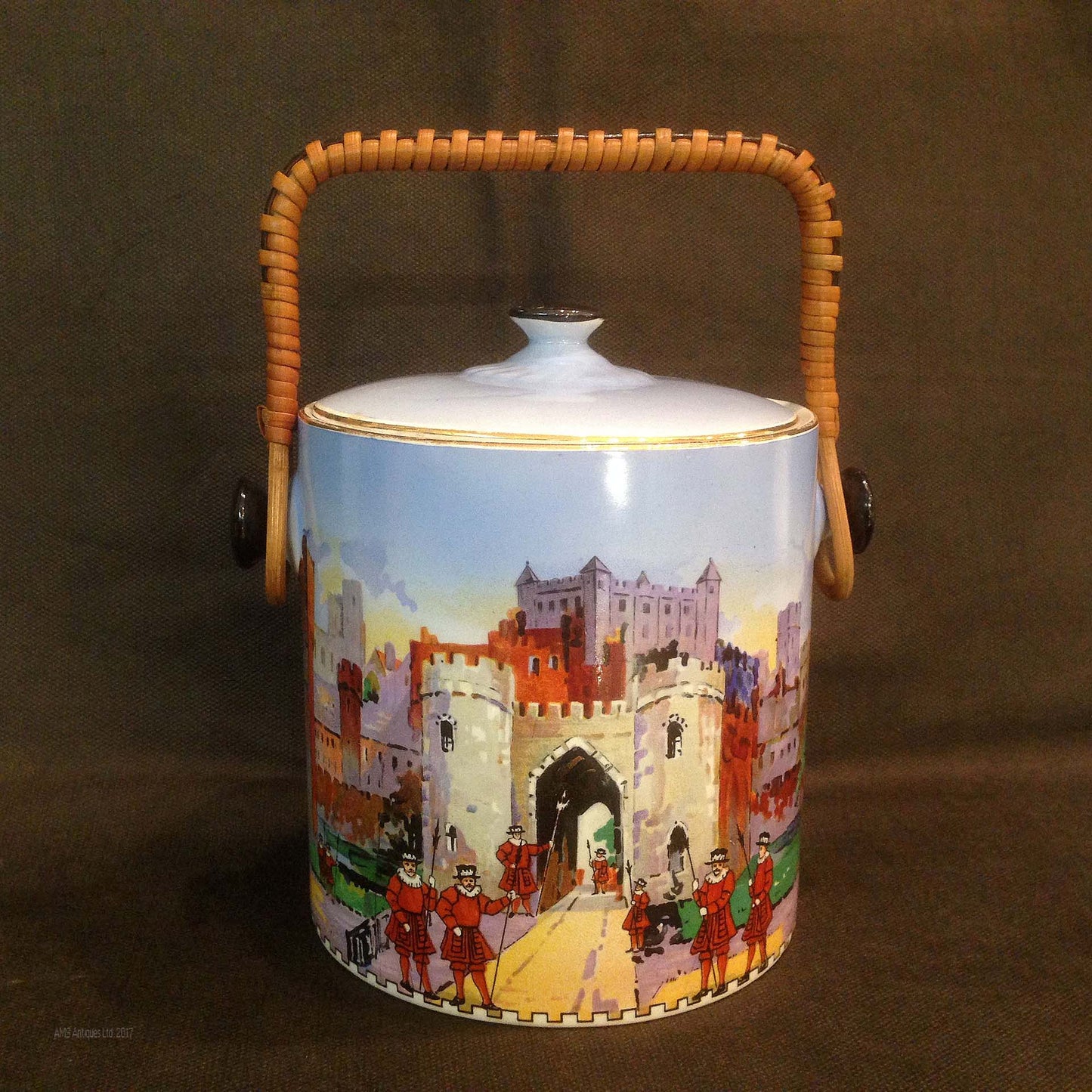Ceramic biscuit box- Tower of London