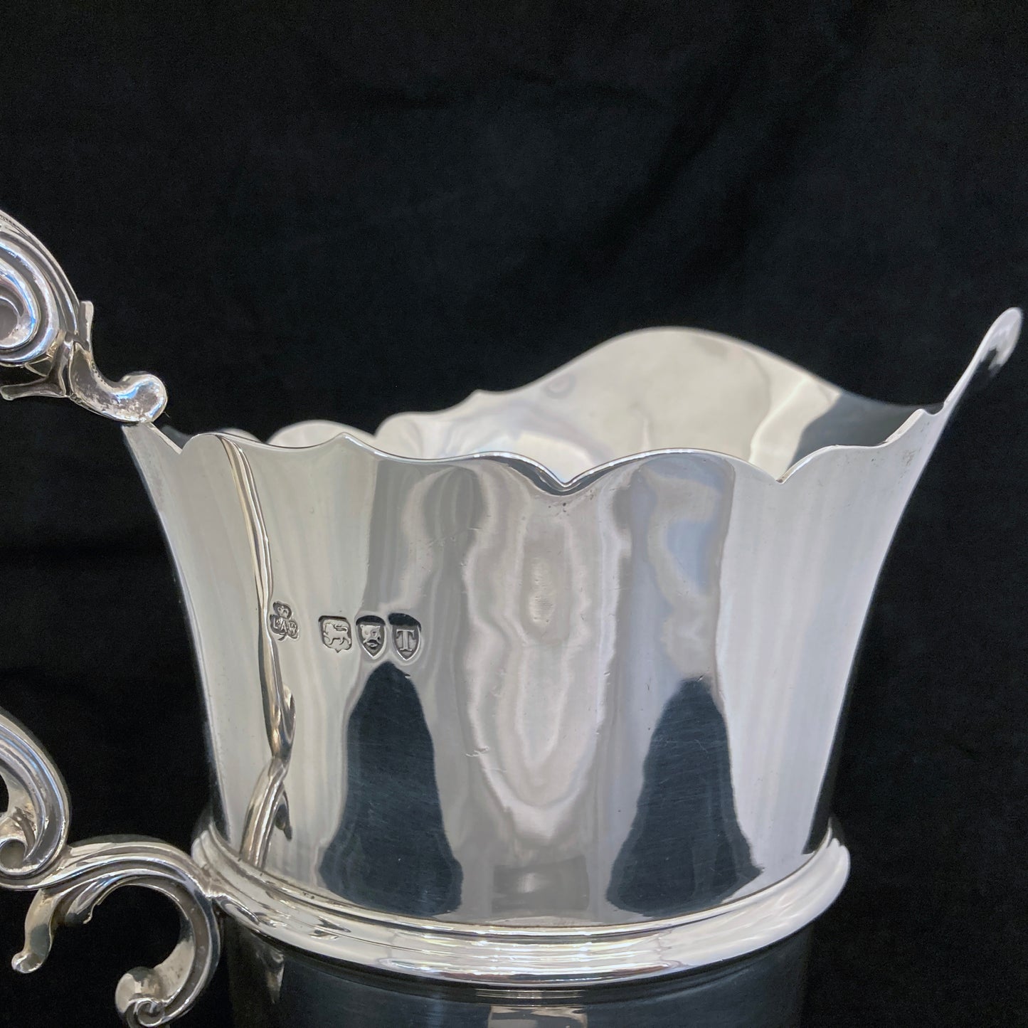 Stunning quality sterling silver water pitcher