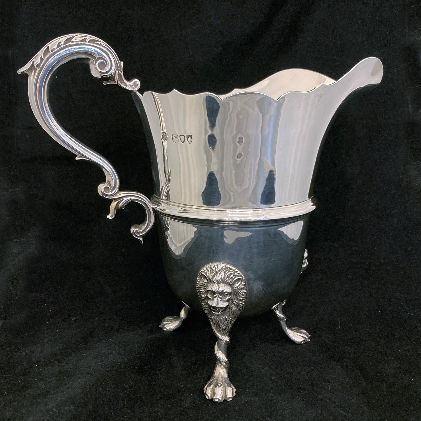 Stunning quality sterling silver water pitcher