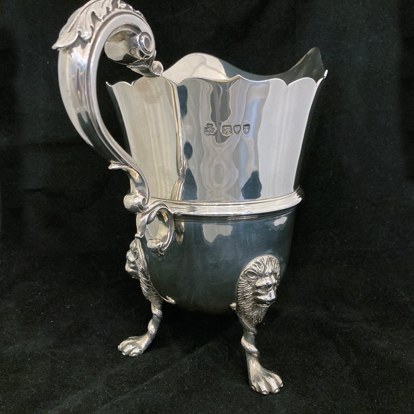 Stunning quality sterling silver water pitcher