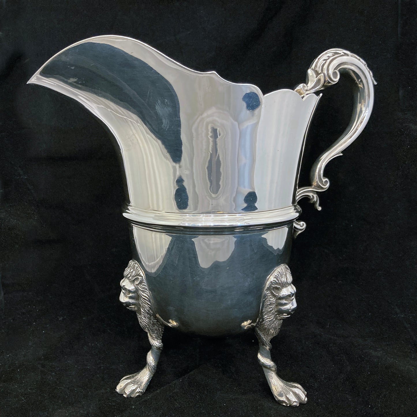 Stunning quality sterling silver water pitcher