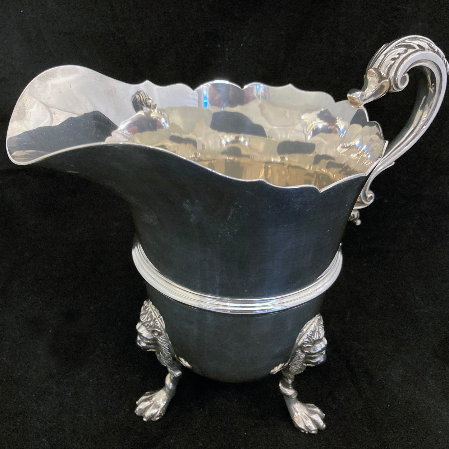 Stunning quality sterling silver water pitcher