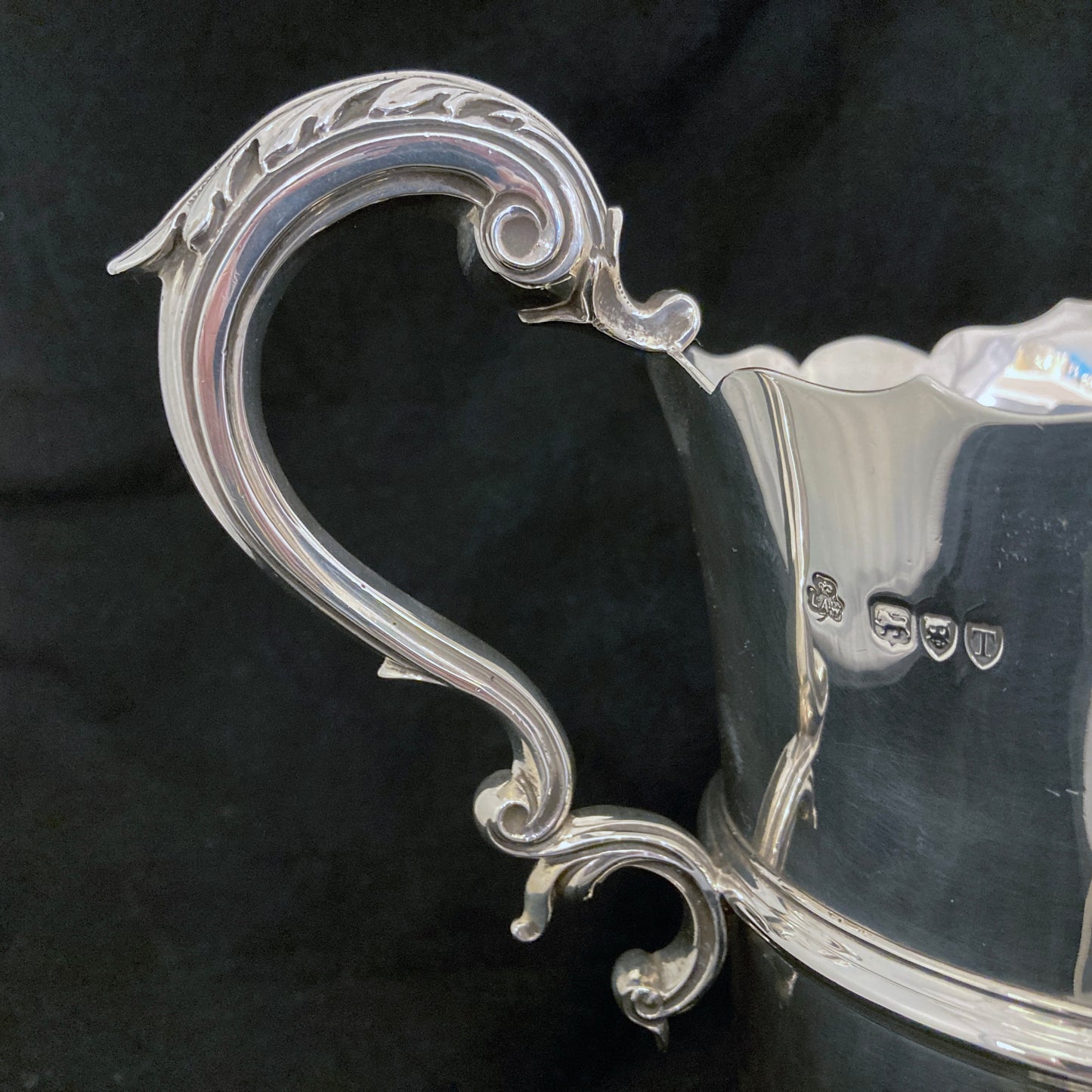 Stunning quality sterling silver water pitcher