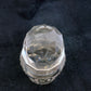 Antique silver and cut crystal smelling salts bottle