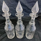 silverplated 3-Bottle Liqueur Decanter Stand Sheffield 1890