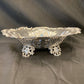 An Antique pair of pierced silver bonbon dishes