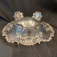 An Antique pair of pierced silver bonbon dishes