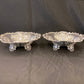 An Antique pair of pierced silver bonbon dishes