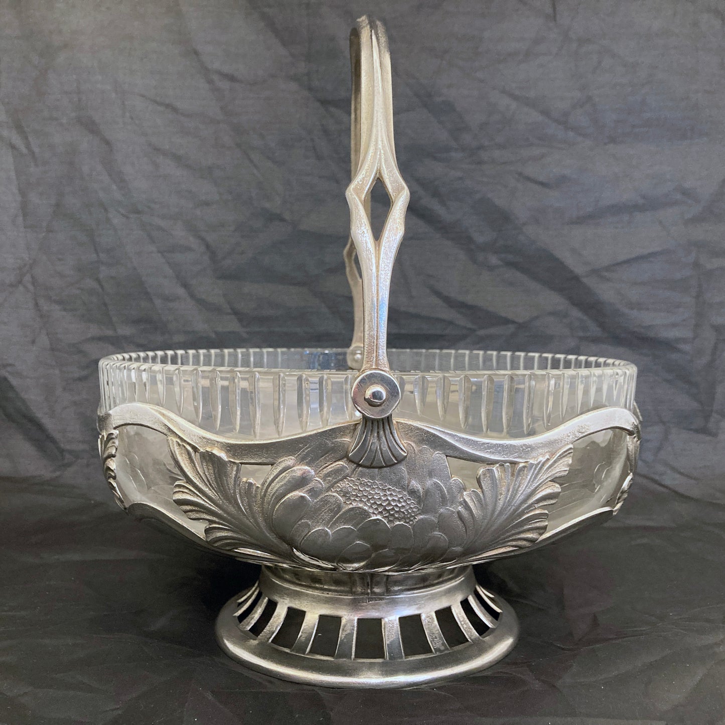 Art Nouveaux WMF fruit bowl silverplated German c.1900