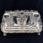 Antique silver double ink stand by Joseph Angel