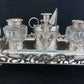 Antique silver double ink stand by Joseph Angel