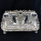 Antique silver double ink stand by Joseph Angel