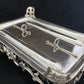 Antique silver double ink stand by Joseph Angel