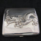 Antique Chinese silver Dragon cigarette case