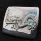 Antique Chinese silver Dragon cigarette case