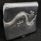 Antique Chinese silver Dragon cigarette case