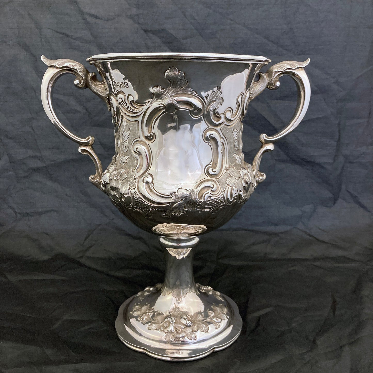 A wonderful sterling silver trophy cup by Charles Boyton
