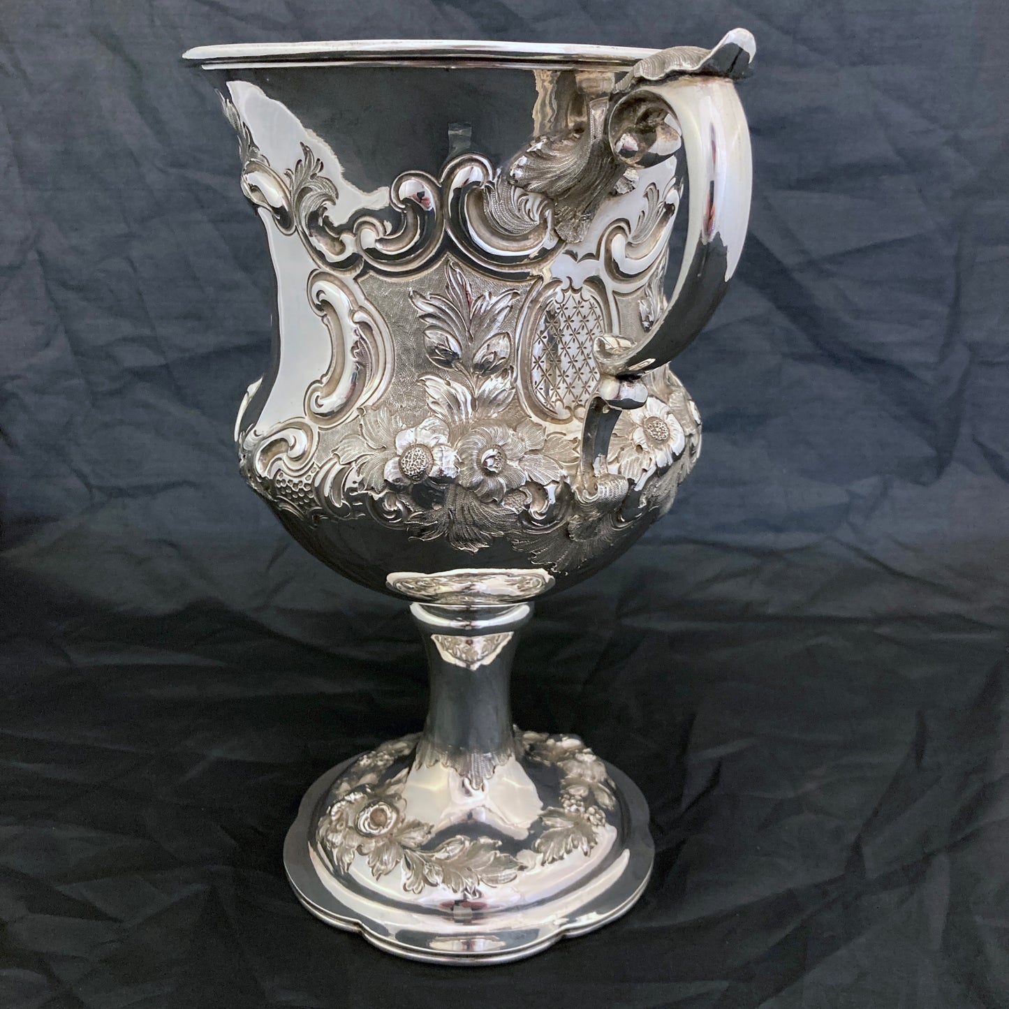 A wonderful sterling silver trophy cup by Charles Boyton