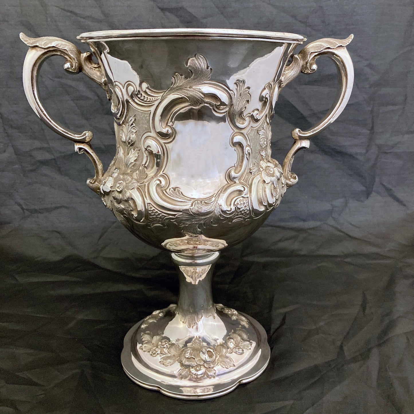 A wonderful sterling silver trophy cup by Charles Boyton