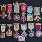 Large Masonic collection of Medals ,Badges ,jewels and paraphernalia