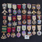 Large Masonic collection of Medals ,Badges ,jewels and paraphernalia