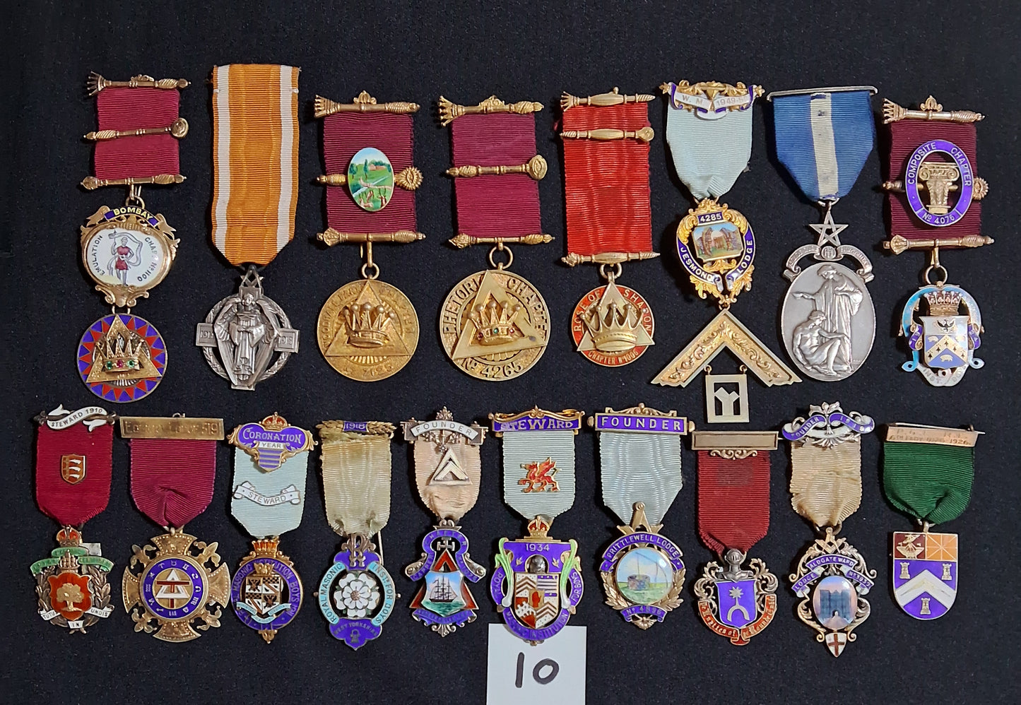 Large Masonic collection of Medals ,Badges ,jewels and paraphernalia