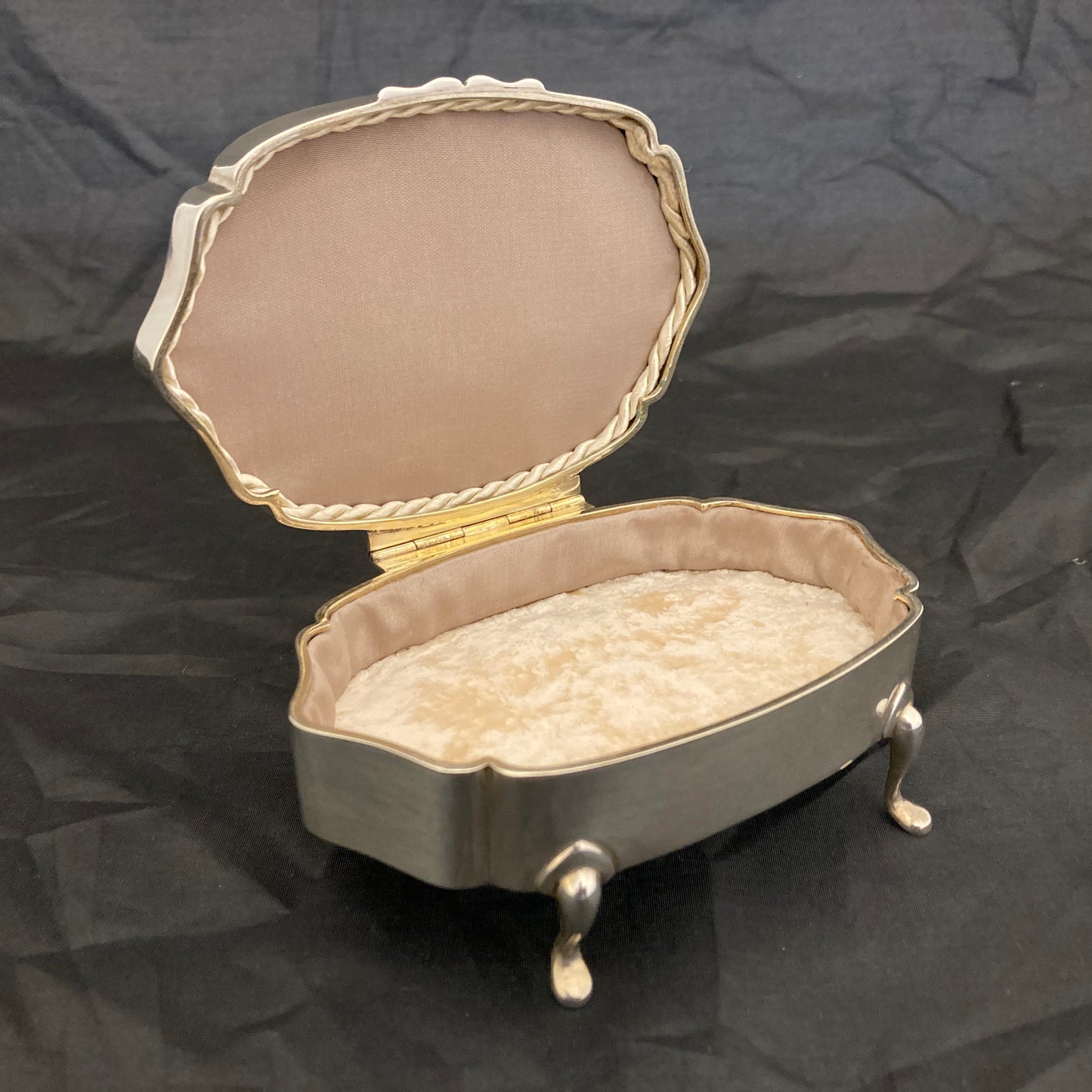 Stunning quality sterling silver and guilloche enamel jewellery box