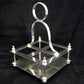 Sterling silver bachelors cruet set.